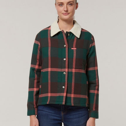 WINTER SALE! HARD YAKKA Women Heritage Trucker Sherpa Jacket Warm Work Y08760