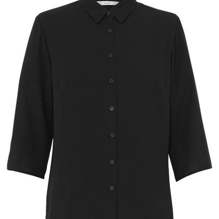 NNT Womens Business Georgie  3/4 Sleeve Pleat Back Formal Shirts Classic CATUKZ