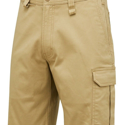 Mens Hard Yakka Core Stretch Cargo Shorts 2 PACK Cotton Drill Work Tough Y05067
