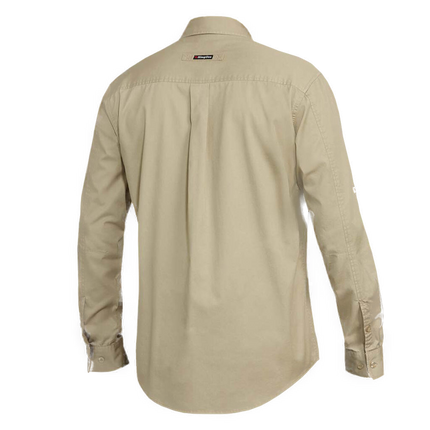 Mens KingGee Tradie Slim Fit Long Sleeve Work Shirt Ultra Lightweight Job K14350