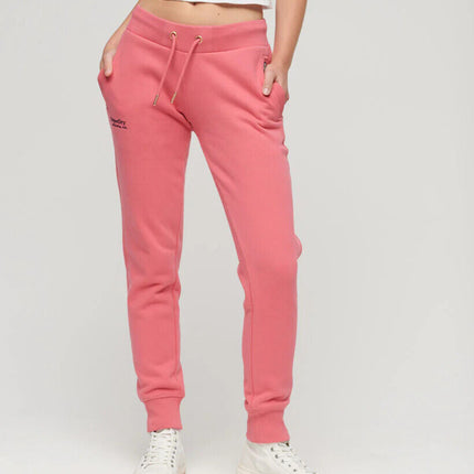 Superdry Womens Essential Pockets Stylish Embroidered Logo Joggers SW32WB6J