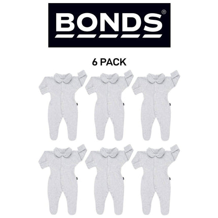 Bonds Baby Originals Poodlette Wondersuit Cosy Collar & Extra Warm 6 Pack BXEFA