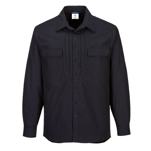 Portwest Utility Stretch Long Sleeve Shirt 4Pack Breathability Casual Polo MS106