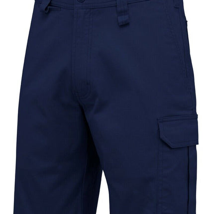 Mens Hard Yakka Core Stretch Cargo Shorts 2 PACK Cotton Drill Work Tough Y05067
