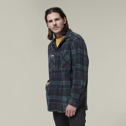 WINTER SALE! Hard Yakka Legends Sherpa Fleece Jacket Free Beanie Work Y06518