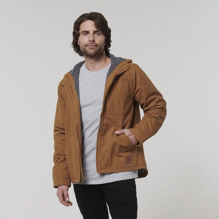WINTER SALE! Hard Yakka Mens Heritage Hooded Pocket Insulated Zip Jacket Y06744