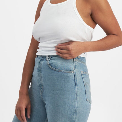 Bonds Womens Organic Chesty Singlet Flat-locked Side Seam Cotton Rib 6 Pack WTHY