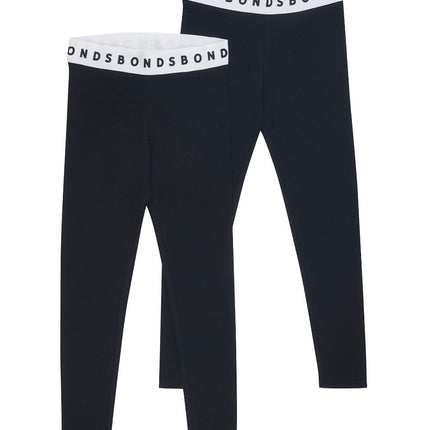Bonds Girls Hipster Leggings Comfortable Elastic Stretchy Cotton 8 Pack KWE7K
