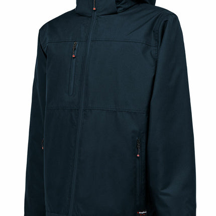 KingGee 2 Pack Insulated Jacket Weather Winter Waterproof Hood Fleece K05025