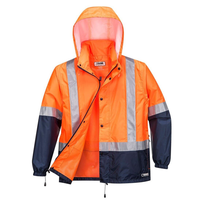 Portwest Mens 2 Packs HUSKI Socket Packable Lightweight Waterproof Jacket K8069