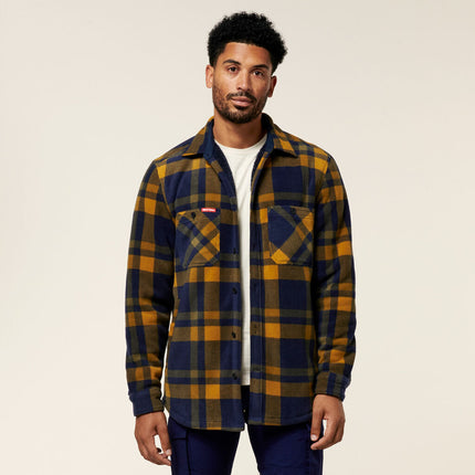 WINTER SALE! Hard Yakka Legends Sherpa Fleece Jacket Free Beanie Work Y06518