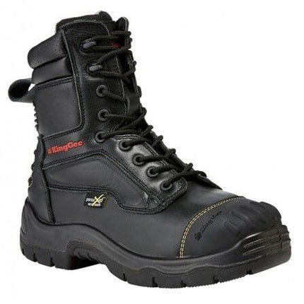Mens KingGee Phoenix Leather Met Fire Boot Work Lace Safety Tech Safe K27850