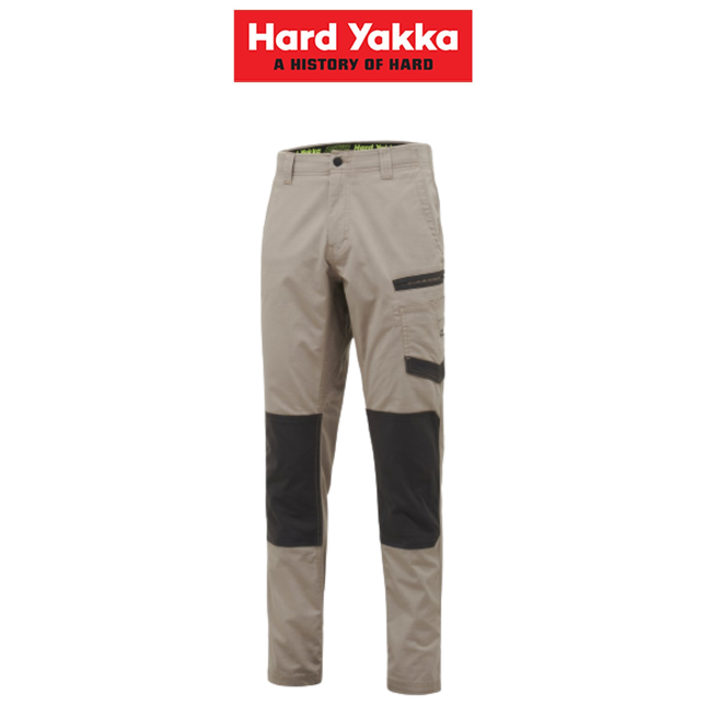 Hard Yakka Mens Raptor Pant Ultra Comfortable Tough Work Pants Ripstop Y02441