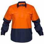 S / Orange/Navy