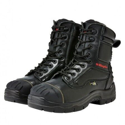 Mens KingGee Phoenix Leather Met Fire Boot Work Lace Safety Tech Safe K27850