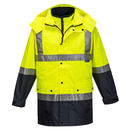 Portwest Mackay Anti-Static 4-in-1 Jacket 2 Packs Reflective Safety Comfy MJ887