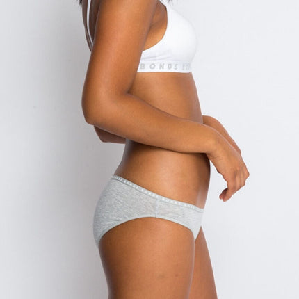 Bonds Womens Hipster Bikini Comfortable Coverage Low Rise Waist 3 Pack WUVXA
