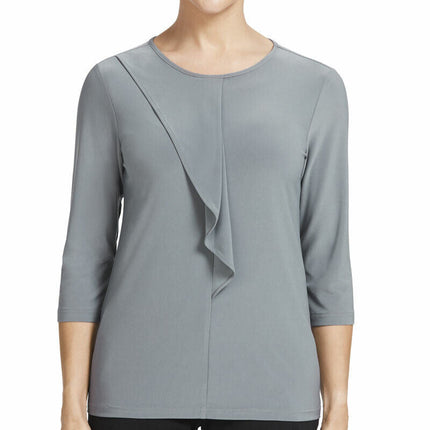 Womens NNT Blouse Soft Jersey 3/4 Round Neck T-Top Ladies Corporate Top CATU9Q