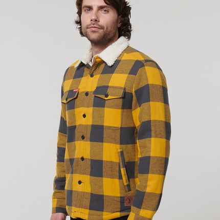 WINTER SALE! Hard Yakka Mens Heritage Trucker Sherpa Warm Work Jacket Y06823