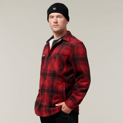 WINTER SALE! Hard Yakka Legends Sherpa Fleece Jacket Free Beanie Work Y06518