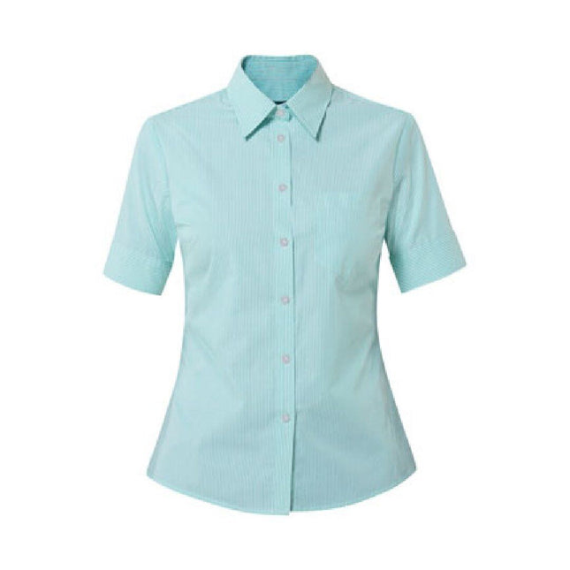 SALE NNT Womens Cotton Blend Balance Stripe BK Stripe Classic Shirt CAT47C