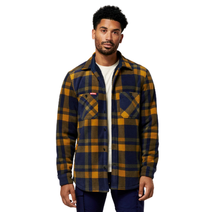 WINTER SALE! Hard Yakka Legends Sherpa Fleece Jacket Free Beanie Work Y06518