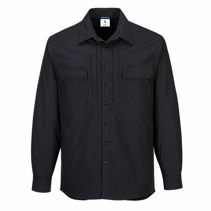 Portwest Utility Stretch Long Sleeve Shirt 4Pack Breathability Casual Polo MS106