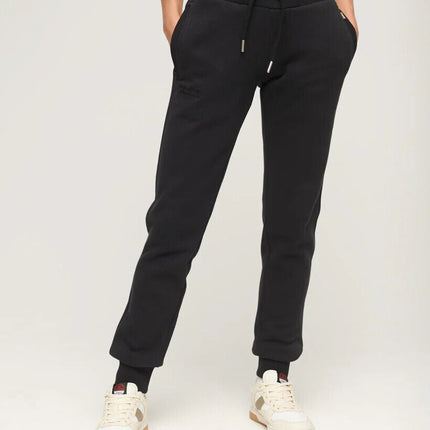 Superdry Womens Essential Pockets Stylish Embroidered Logo Joggers SW32WB6J
