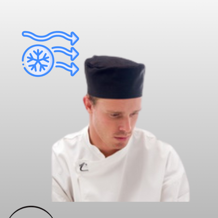 DNC Cool Breeze Modern Jacket Short Sleeve FREE Flat Top Chef Hat 1123