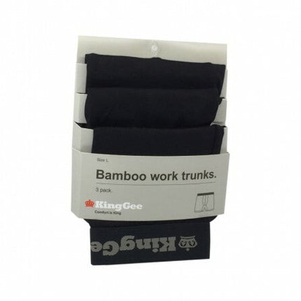 KingGee Bamboo Work Trunks 6 Pack Superior Jocks Comfort Breathable K19005