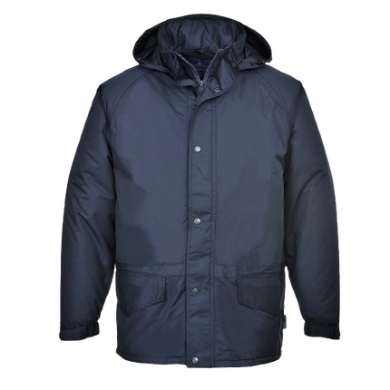 SALE Portwest Mens Arbroath Fleece Lined Jacket Waterproof Navy Jacket S53