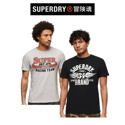 Superdry Mens Reworked Classic Tee Crew Neck Casualwear Graphic T-Shirt SM43ST2C