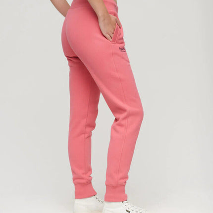 Superdry Womens Essential Pockets Stylish Embroidered Logo Joggers SW32WB6J