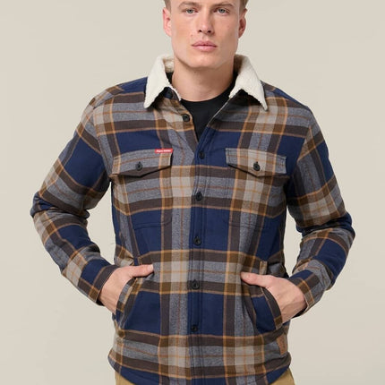 WINTER SALE! Hard Yakka Mens Heritage Trucker Sherpa Warm Work Jacket Y06823